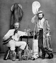 Эрнст Геккель (слева) со своим ассистентом Николаем Миклухо-Маклаем на Канарских островах. Декабрь 1866 года